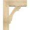 Ekena Millwork Olympic Block Rough Sawn Bracket w/ Offset Brace, Douglas Fir, 6"W x 16"D x 20"H BKT0604X16X20OLY05RDF - alternate 4